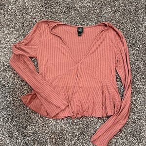 NWOT Wild Fable long sleeve babydoll type top, size small